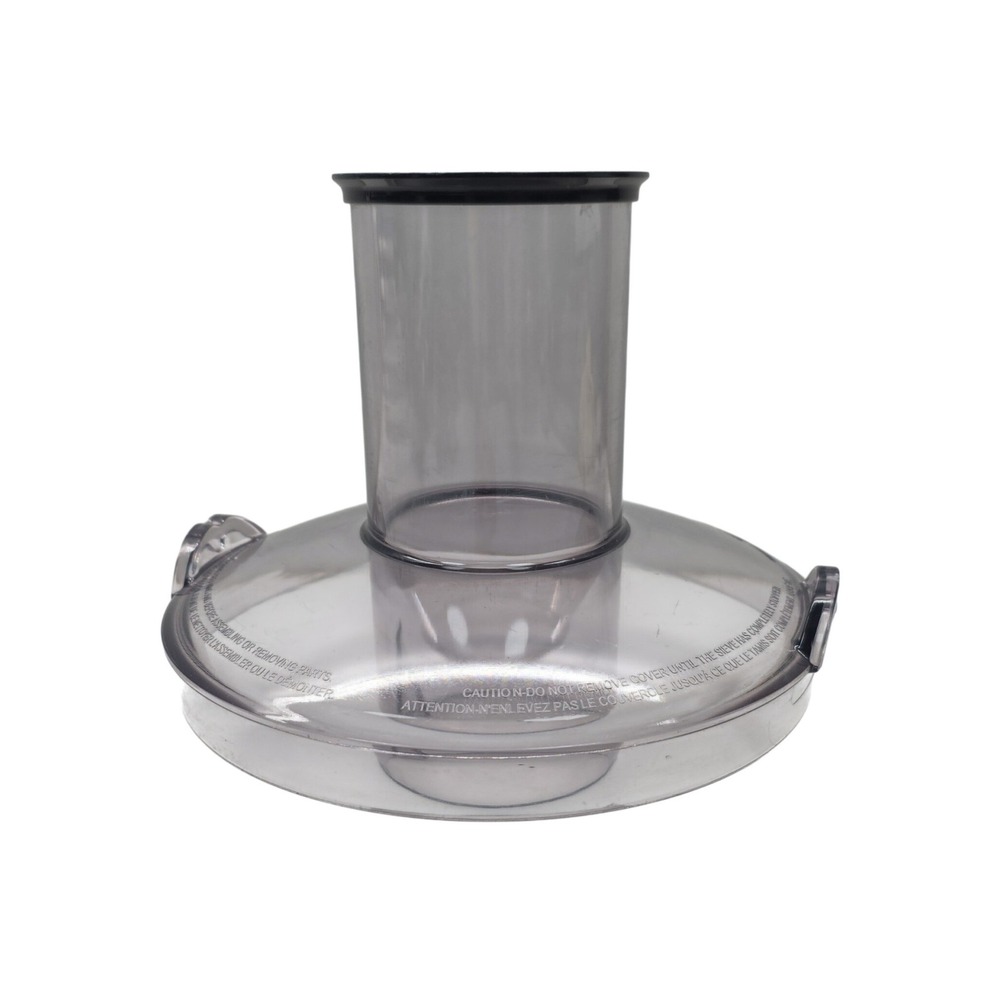 NutriBullet NBJ-100 Juicer Replacement Lid Feed Tube Cover 800W Clear Plastic